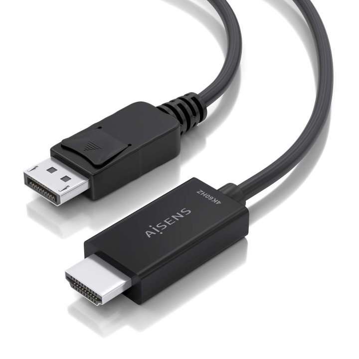 Cable AISENS DP/M a HDMI/M 0.6m Negro (A125-0891)