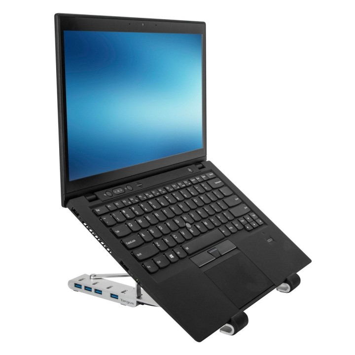 Base Targus 15.6" con Hub 4xUSB-A Plata (AWU100205GL)