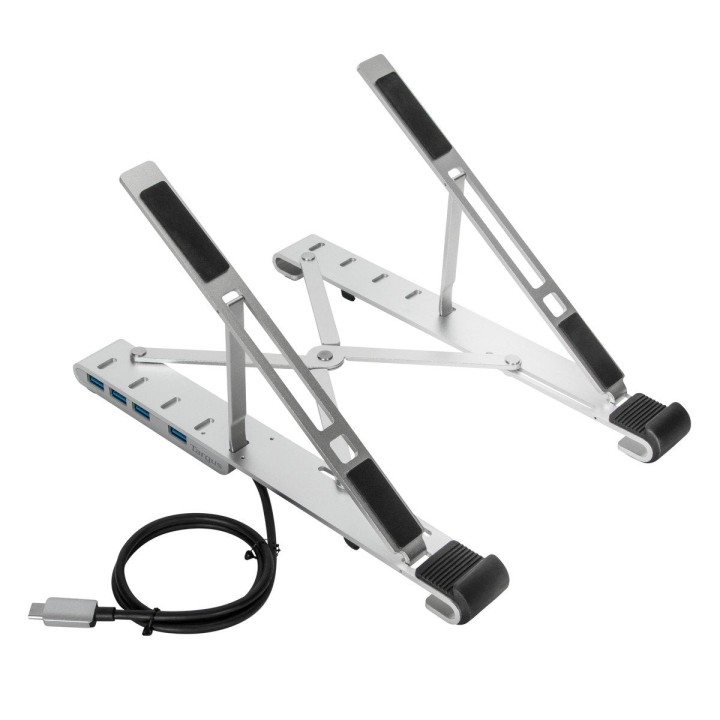 Base Targus 15.6" con Hub 4xUSB-A Plata (AWU100205GL)