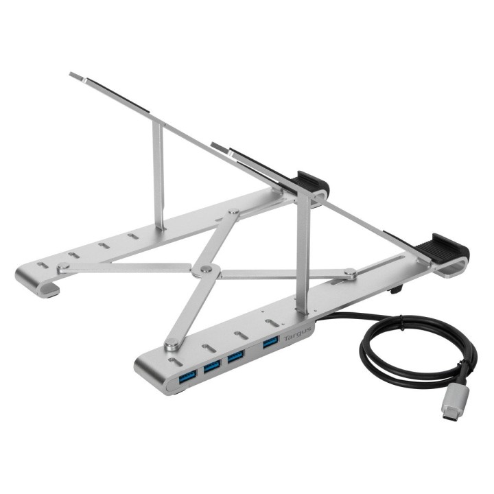 Base Targus 15.6" con Hub 4xUSB-A Plata (AWU100205GL)