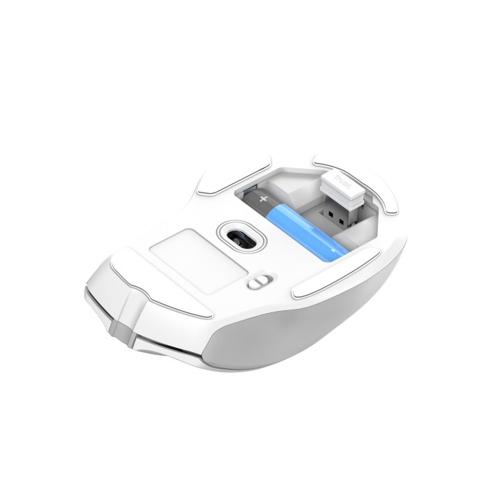 Ratón Trust Nito Óptico RF Wireless Blanco (25550)