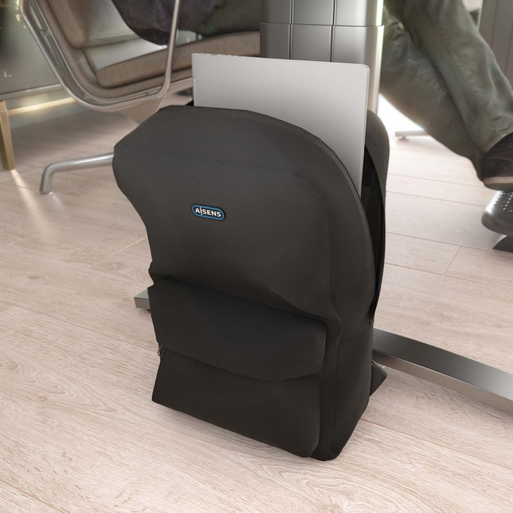 Mochila AISENS hasta 15.6" Negroa(ASBG-BP080-BK)