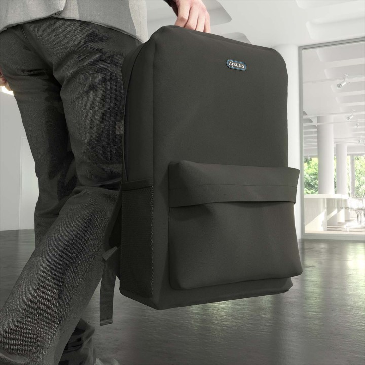 Mochila AISENS hasta 15.6" Negroa(ASBG-BP080-BK)
