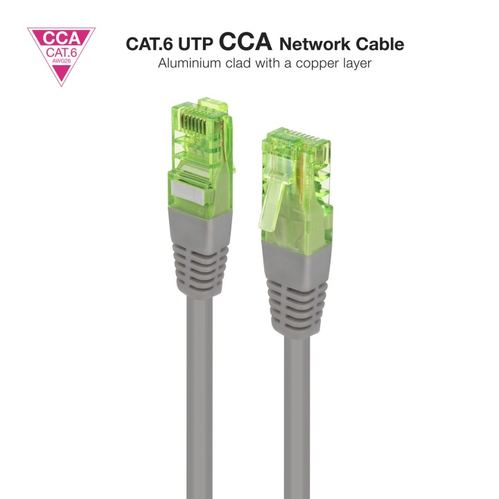 Nanocable RJ45 UTP Cat6 30cm Gris (10.20.1400-L30)