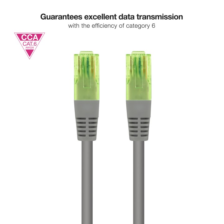 Nanocable RJ45 UTP Cat6 30cm Gris (10.20.1400-L30)