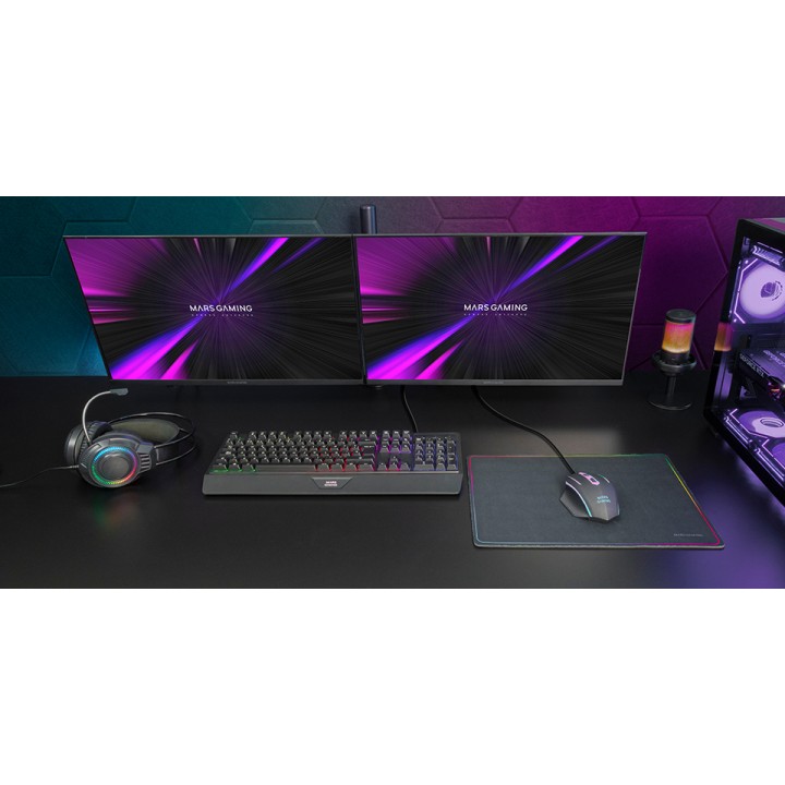 Kit Mars Gaming T+Ratón+Auric+Alfombrilla (MCP124PROES)