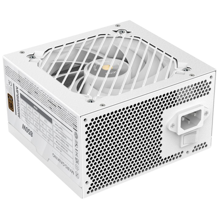 Fuente Mars Gaming 850W ATX 80+Bronze Blanca(MPB850SIW)