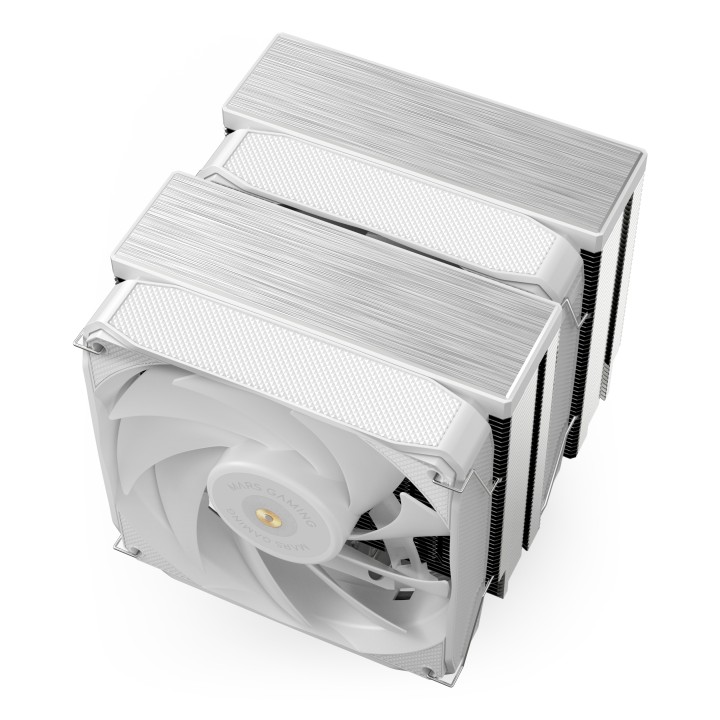 Ventilador Mars Gaming 2x120mm 400W Blanco (MCPUXU9W)