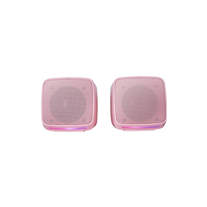 Altavoces Mars Gaming 10W RGB USB/3.5mm Rosa (MSPROP)