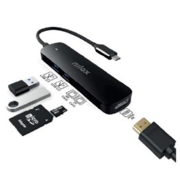 Adaptador NILOX USB-C a USB3/HDMI/SD/mSD (NXDSUSBC05)