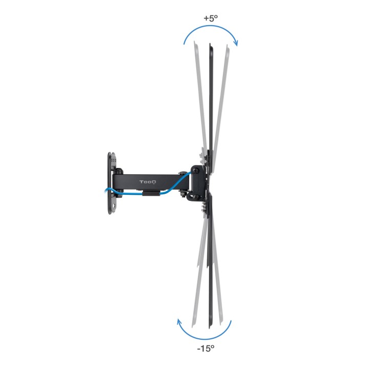Soporte Pared TOOQ 13"-55" Gira/Incl Negro (LP1355TN-B)