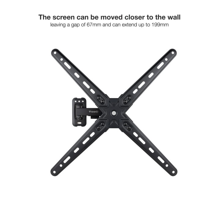 Soporte Pared TOOQ 13"-55" Gira/Incl Negro (LP1355TN-B)