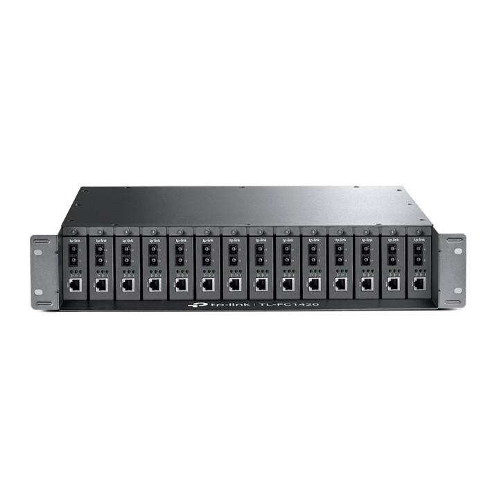 Chasis de Montaje TP-Link 14 Bahías Negro (TL-FC1420)