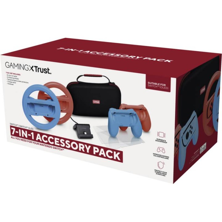 Pack Acesorios Trust Nintendo Switch 7en1 (25414)