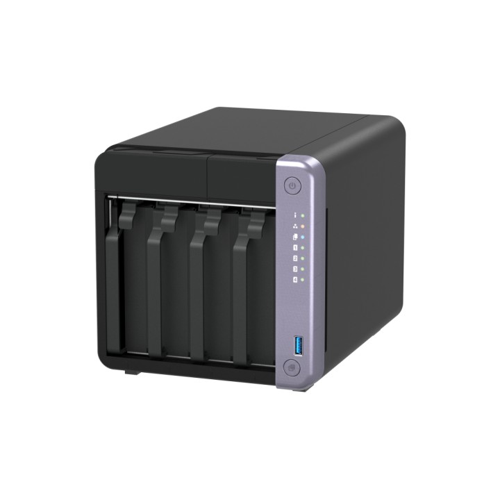 Caja NAS QNAP AL524 4C 4Gb 4 Bahias Negra (TS-432X-4G)