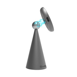 Soporte Carga Inalámbrica CELLY 15W Plata MAGSTANDCHARG