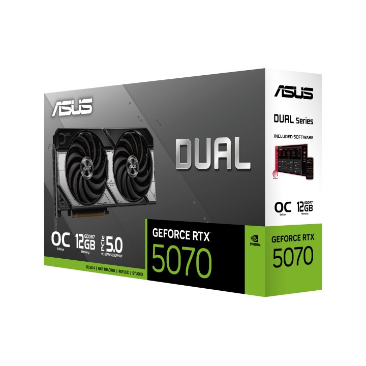 ASUS DUAL-RTX5070-O12G 12Gb GDDR7 (90YV0M17-M0NA00)