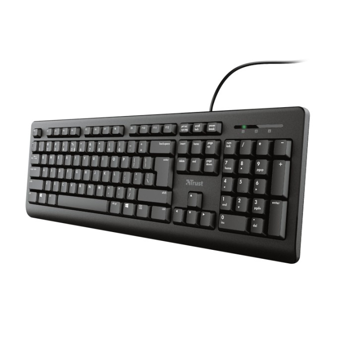 Teclado Trust TK-150 Silent USB 2.0 Negro (23982)