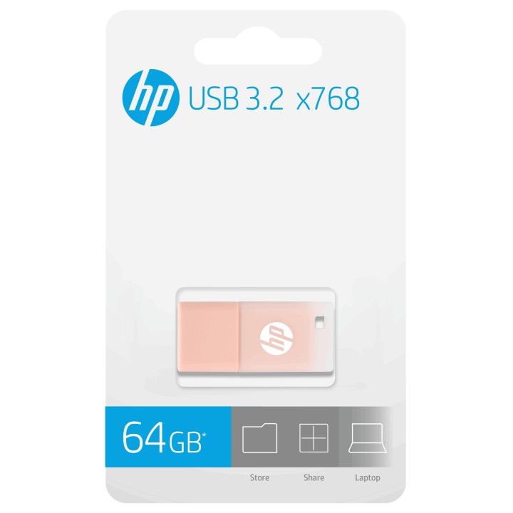 Pendrive HP X768 USB-A 3.0 Rosa (HPFD768K-64)