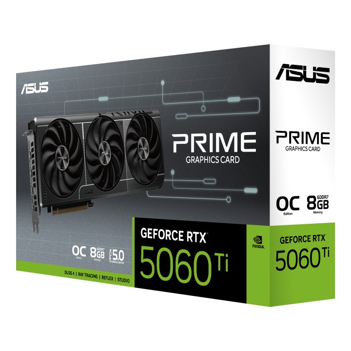 ASUS PRIME RTX 5060 Ti OC 8Gb GDDR7 (90YV0MP0-M0NA00)