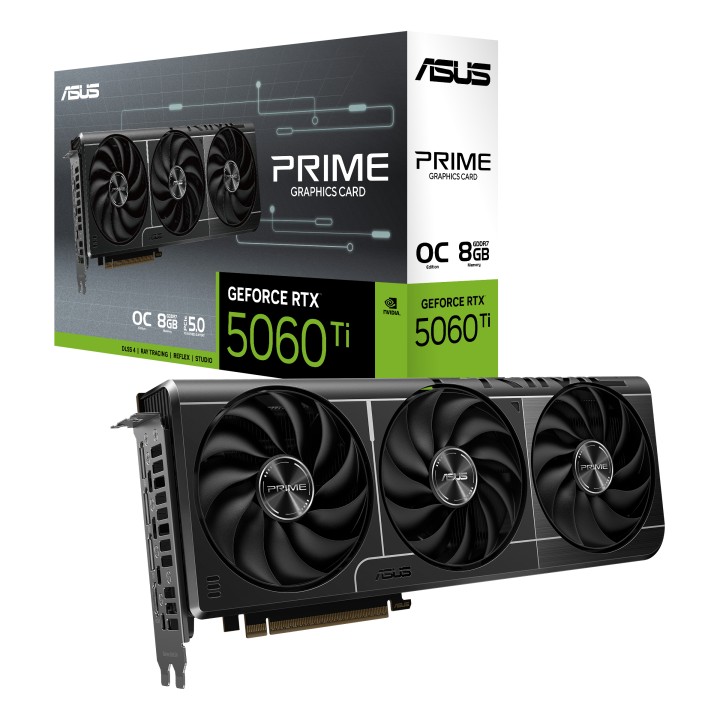 ASUS PRIME RTX 5060 Ti OC 8Gb GDDR7 (90YV0MP0-M0NA00)