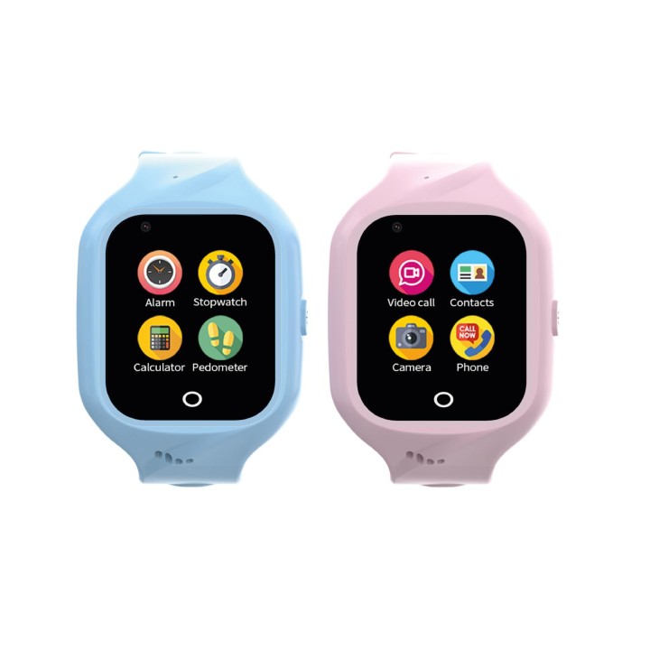 Smartwatch CELLY Kids GPS 4G Negro/Azul (KIDSWATCH4G)