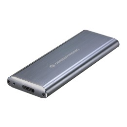 Caja CONCEPTRONIC SSD M.2 SATA USB-A 3.0 Gris (DDE03G)
