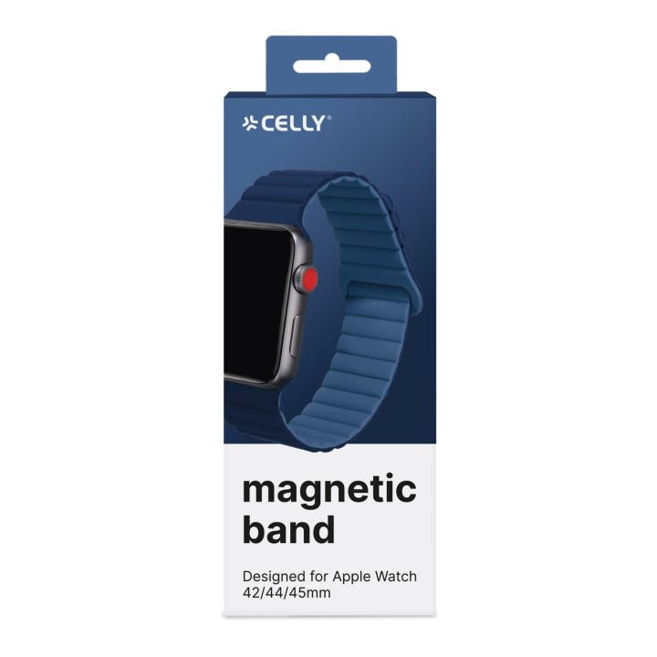 Correa CELLY Apple Watch 42/44/45mm Azul (WBANDMAGBLLB)