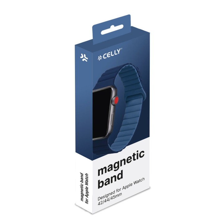Correa CELLY Apple Watch 42/44/45mm Azul (WBANDMAGBLLB)