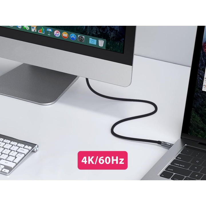 Cable EQUIP USB-C/M 4K 60W 10m Negro (119462)