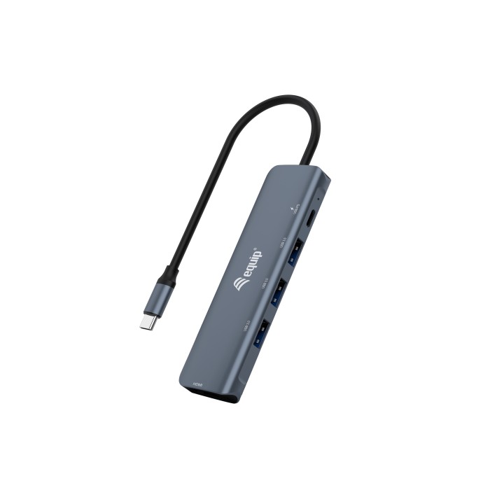 Adaptador EQUIP USB-C a HDMI/USB-A/USB-C PD (EQ133487)