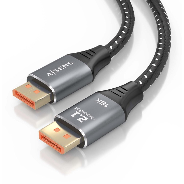 Cable AISENS DP 2.1 16K/M a DP/M 1.5m Negro (A158-0902)