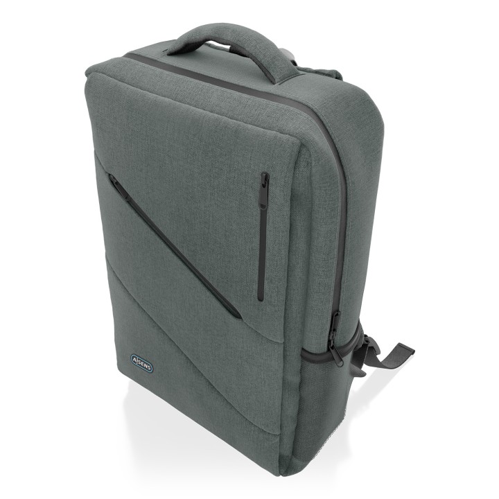 Mochila AISENS Poliéster 15.6" Gris (ASBG-BP085-GR)