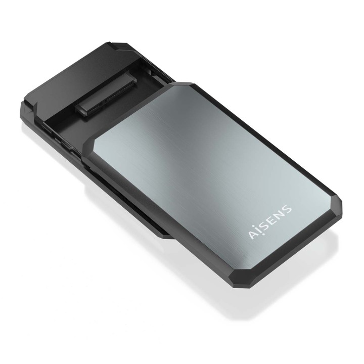 Caja AISENS HDD/SSD 2.5" mUSB USB Negra/Gris(ASE-2529B)