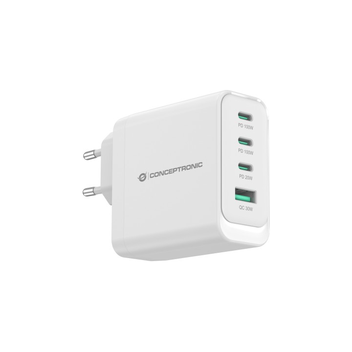 Cargador CONCEPTRONIC USB-A/C 100W PD3.0 (ALTHEA22W100)