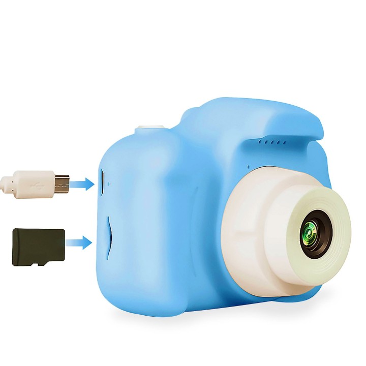 Cámara CELLY Kids 3mp mUSB Azul Claro (KIDSCAMERA3LB)