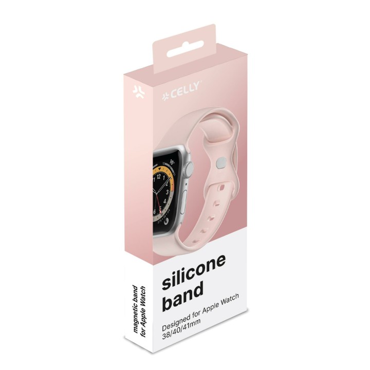 Correa CELLY AppleWatch 38/40/41mm Rosa (WBANDSIL40BP)