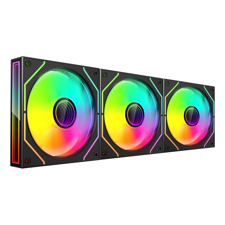 Ventilador Mars Gaming ARGB Kit 3 Negro (MF3DPROKIT)