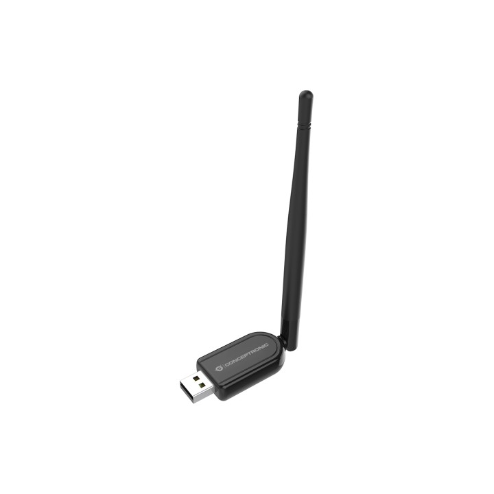 Adaptador CONCEPTRONIC USB BT Antena Negro (ABBY07B)