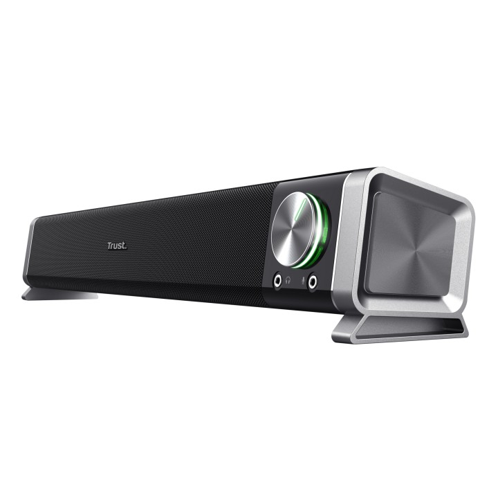 Barra Sonido Trust Asto 12W PC/TV Negro/Plata (21046)
