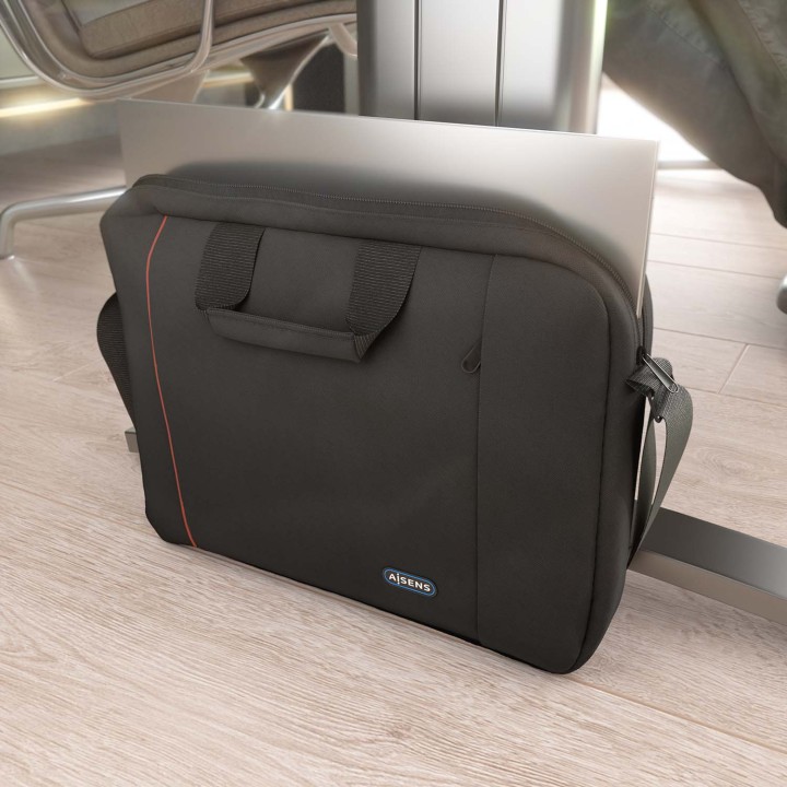 Maletín AISENS Poliéster 15.6" Negro (ASBG-BC023-BK)