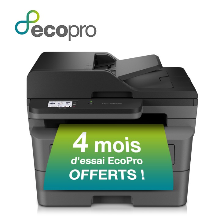 Multif BROTHER Laser A4 B/N Dúplex Negra (MFCL2860DWE)