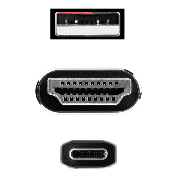 Nanocable HDMI/M a USB-C/M 1.8m Negro (10.15.4354)