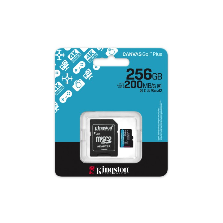 Kingston 200R Micro SDXC 256Gb + Adap SD (SDCG4/256GB)
