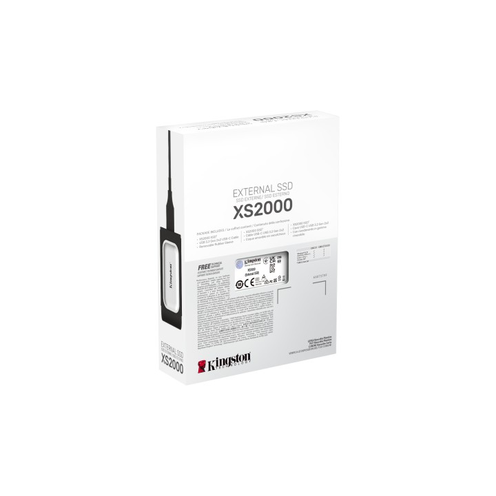 SSD Kingston XS2000 2Tb USB-C 3D NAND (SXS2000/2000G)