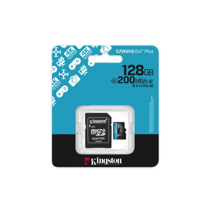 Kingston Micro SDXC 128Gb + Adaptador SD (SDCG4/128GB)