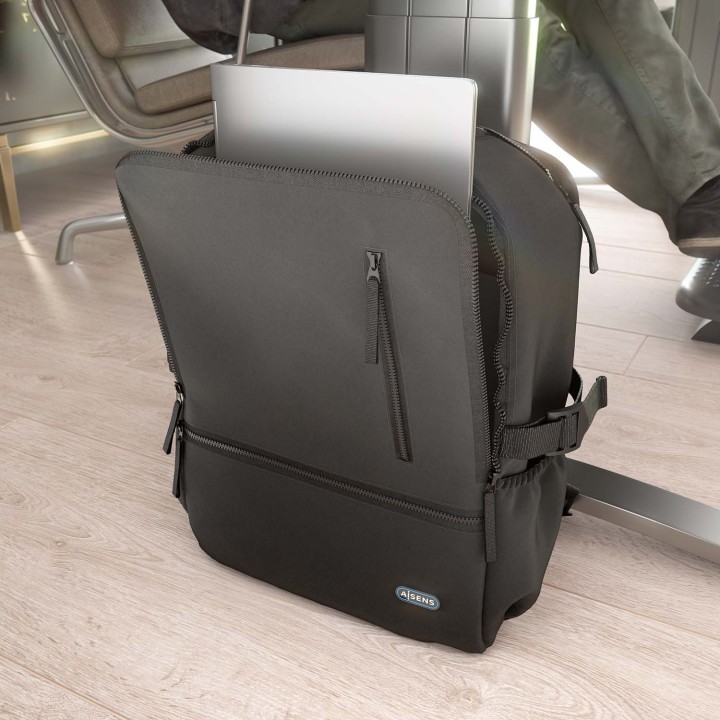 Mochila AISENS hasta 15.6" Impermeable (ASBG-BP086-BK)