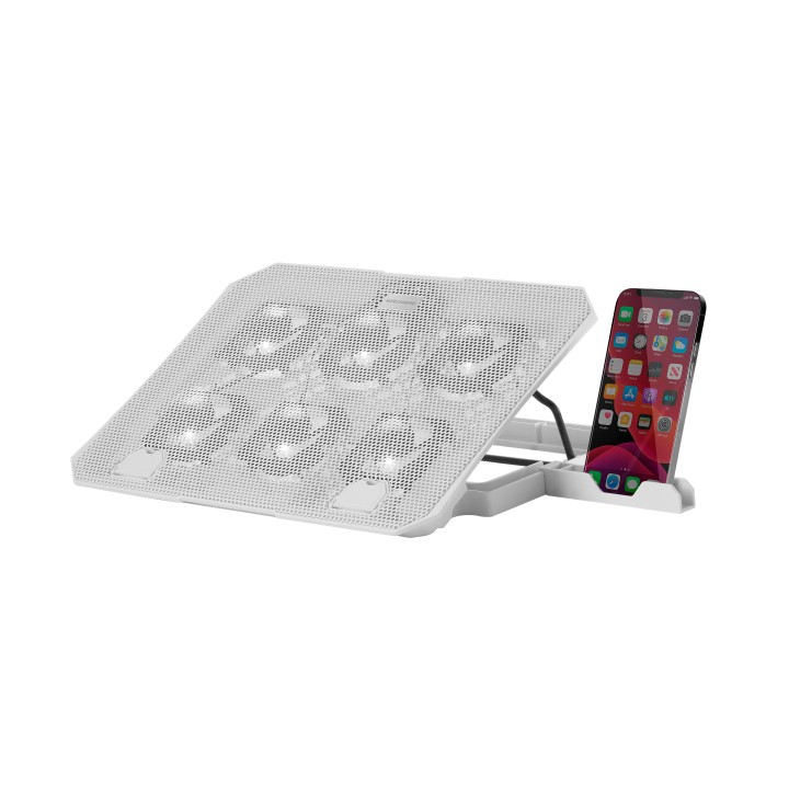 Base Refrigeración Mars Gaming 16" Blanca (MNBC23W)