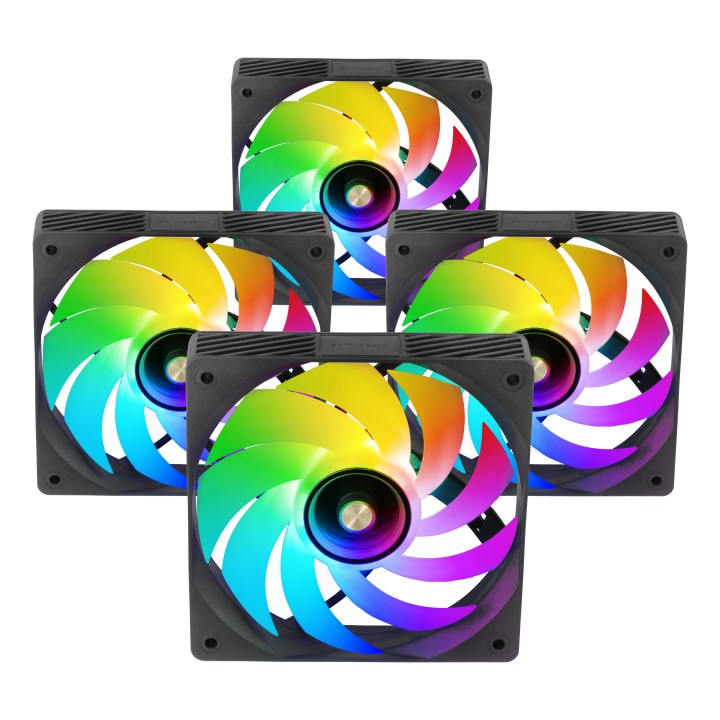 Kit Mars Gaming 4 Ventiladores ARGB+Hub ARGB (MFSI4KIT)