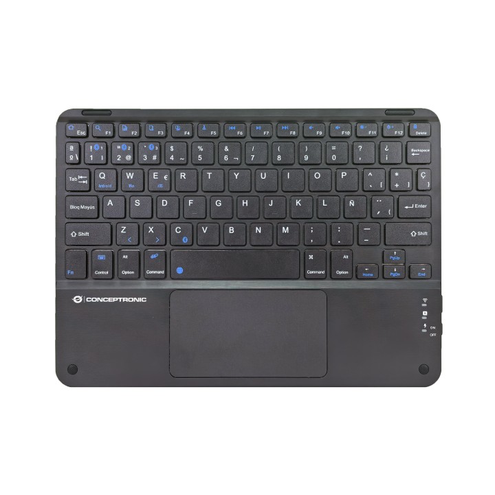 Teclado Mini CONCEPTRONIC 10" BT Negro (TOBIN01BES)